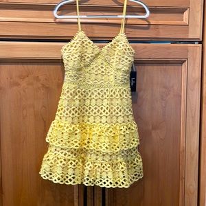 Bright yellow mini Lulu dress!